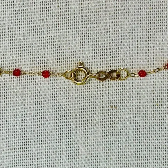 Gigi Clozeau Ruby Necklace 17.7"  18K Yellow Gold - Picture 4 of 6